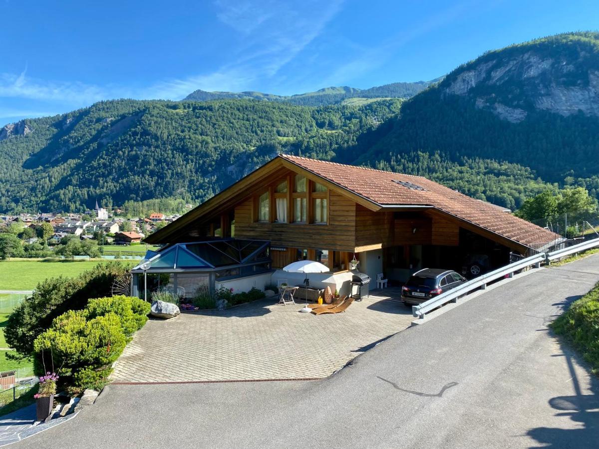 Appartement Aareschlucht- Grandiose Aussicht Fuer 2-6 Pers. Meiringen Luaran gambar