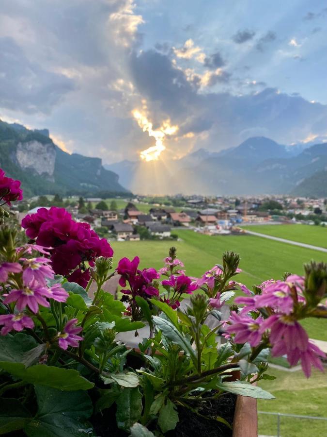 Appartement Aareschlucht- Grandiose Aussicht Fuer 2-6 Pers. Meiringen Luaran gambar