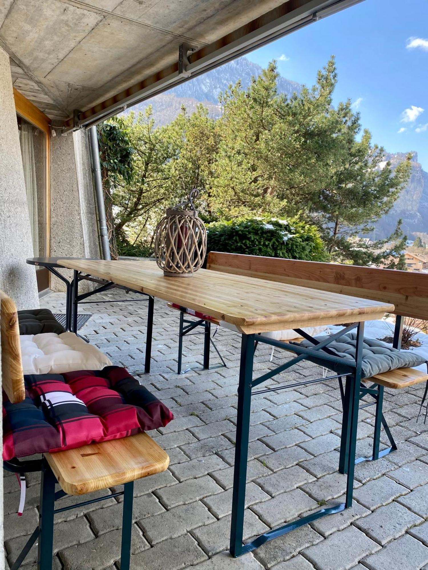 Appartement Aareschlucht- Grandiose Aussicht Fuer 2-6 Pers. Meiringen Luaran gambar